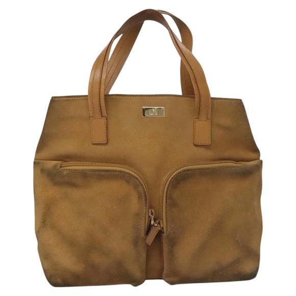 GUCCI Hand Bag Suede Beige Auth ti2755 - Picture 13 of 16